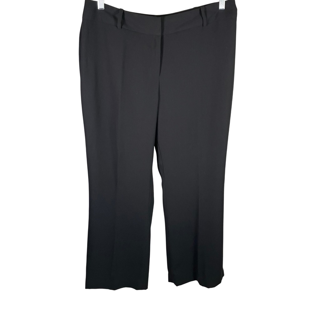Worthington Women's Black Dress Pants Size 16‎ Career Office Straight Leg